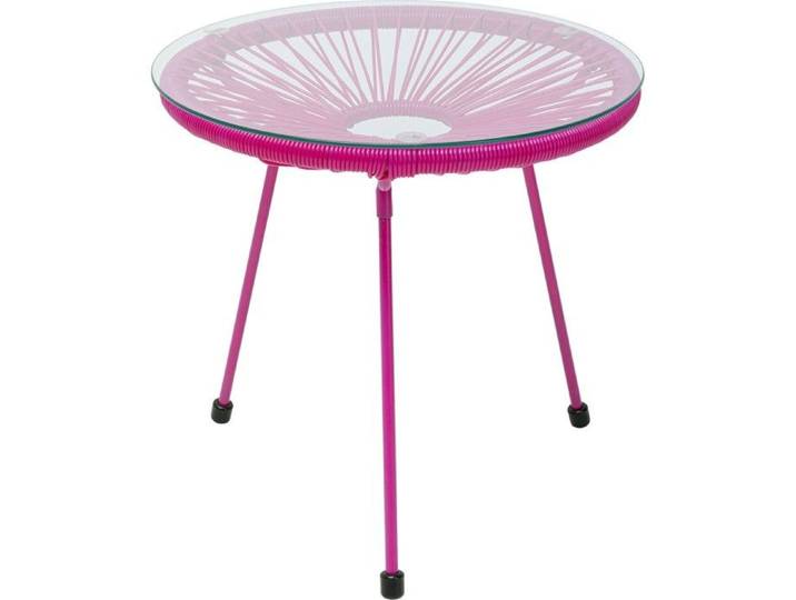 Table d'appoint Acapulco Mono rose Kare Design