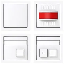 Busch-Jaeger Ruf-Set f. Behinderten WC 1510 UC-44G-101