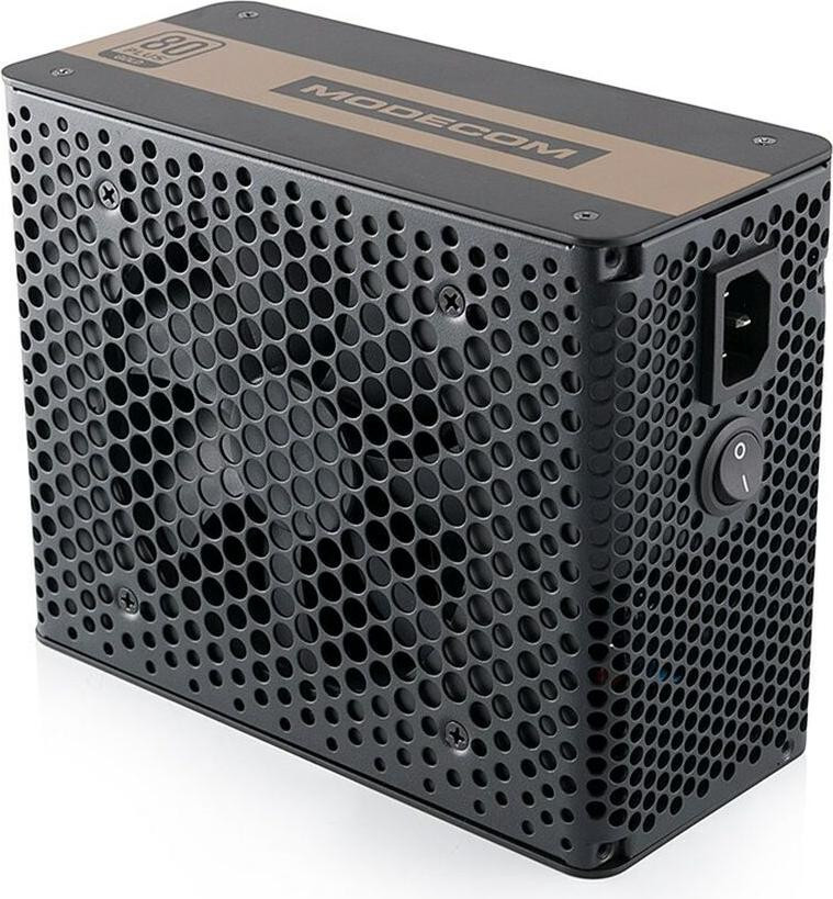 Modecom Volcano 850 Gold 850W ATX voeding, zwart
