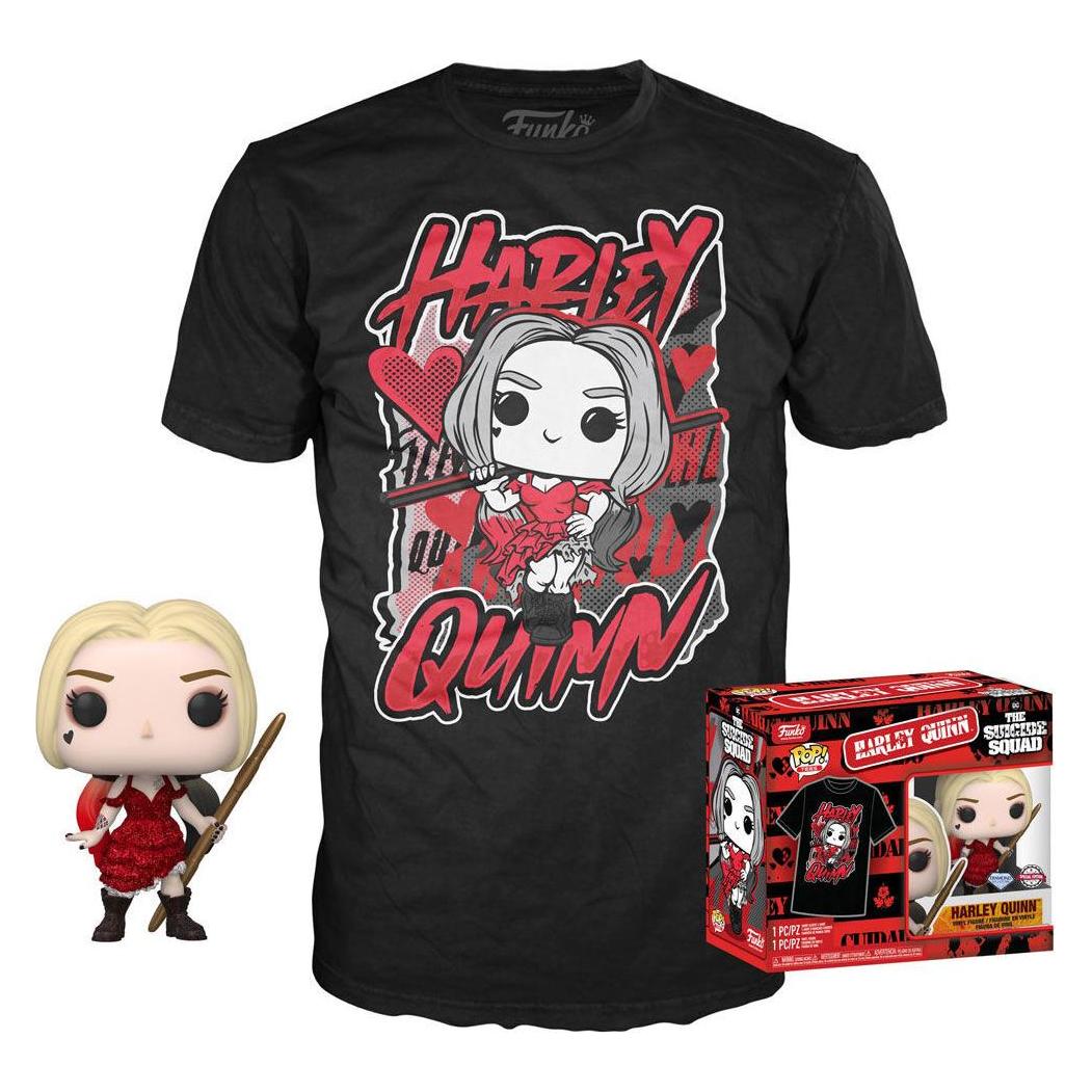 Funko Pop & Tee : Harley Quinn (DG) EXCL + T-Shirt (M) PTF (26032022)
