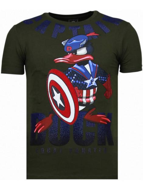 Local Fanatic Captain duck rhinestone t-shirt