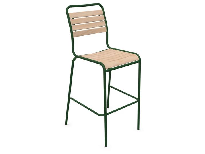 Holzlatten-Barstuhl Rigi von Schaffner / Farbe: Geölt / Grösse: 58 x 58 cm