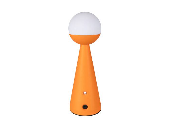 Wiederaufladbare & kabellose Design Tischlampe „Bello“ Orange Zuiver