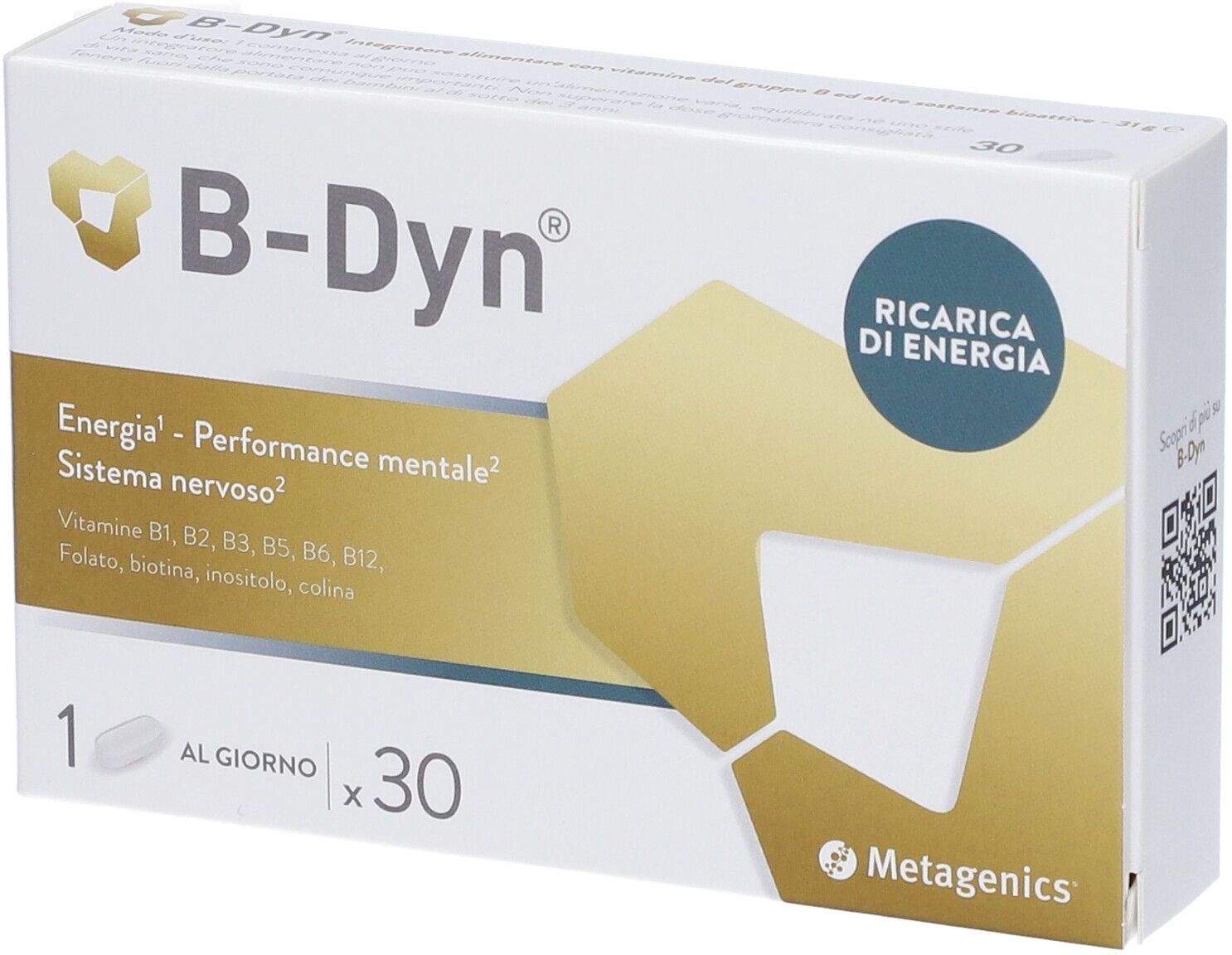 METAGENICS BELGIUM bvba Metagenics, B-Dyn, 30 Compresse