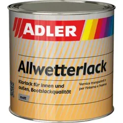 Bautenlacke LM Allwetterlack Matt 375ml 5002337