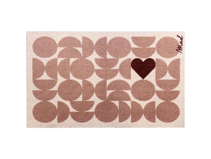 madaboutmats Fussmatte Scraper, Mehrfarbig, Herz, rechteckig, 67x110 cm, rutschfest, für Fußbodenheizung geeignet, für alle Fußböden geeignet, für alle Teppichböden geeignet, rutschhemmend, schützt den Fußboden, pflegeleicht, lichtunempfindlich, trittschallgedämmt, widerstandsfähig, recycelbar, Teppiche und Böden, Schmutzfangmatten, Fußmatten