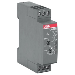 ABB CT-SDC.22 Zeitrelais, Stern-Dreieck, 50ms fest, 2NO, 24-48VDC/24-240VAC 1SVR508211R0100