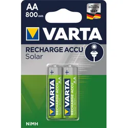 VAR SOL 2X800 - Solar, NiMh Akku, AA (Mignon), 800 mAh, 2er-Pack