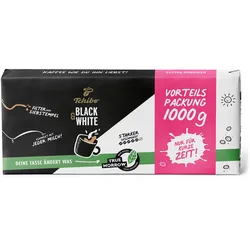 Tchibo - Black & White - 1 kg Gemahlen - Intensität: 5/6