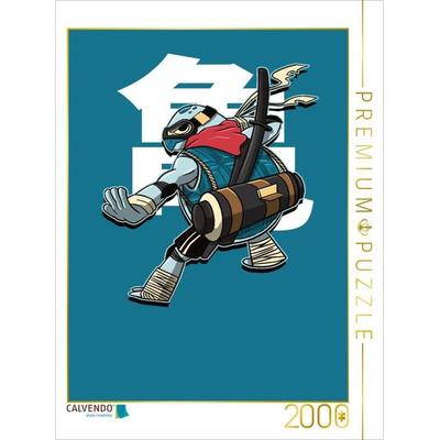 CALVENDO Puzzle Schildkröten Samurai | 2000 Teile Lege-Größe 90x67cm Foto-Puzzle für glückliche Stunden, Sonstige von , Calvendo Puzzle