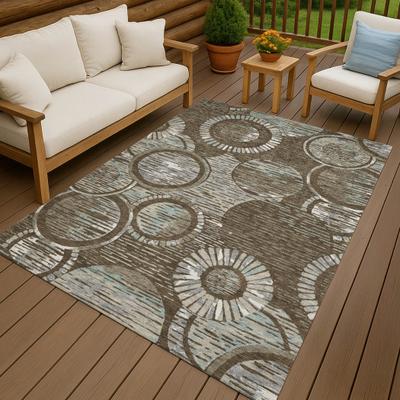 Addison Rugs Machine Washable Indoor/ Outdoor Modern Grover Chantille Rug