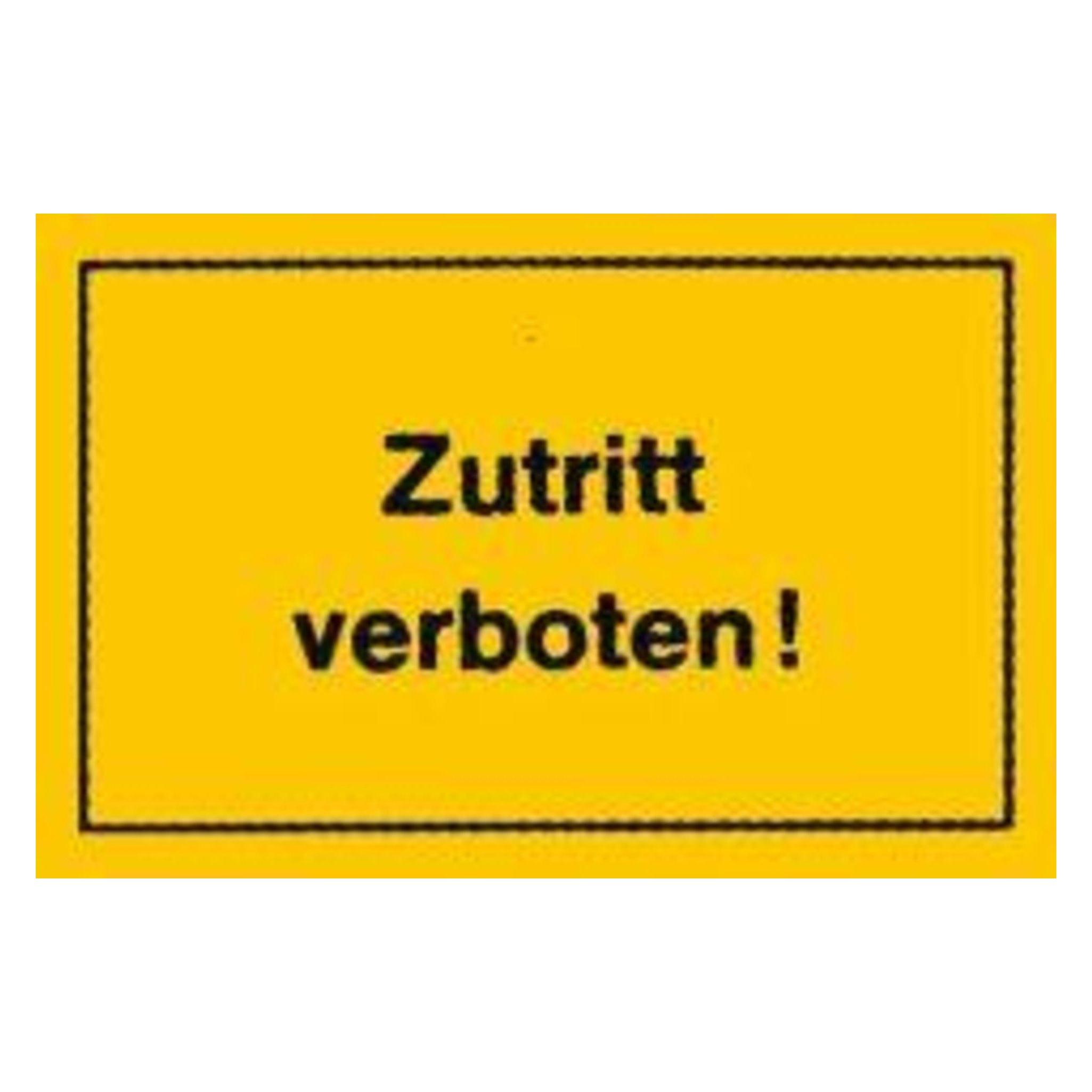 Magni Verbotsschilder Zutritt verboten! (4317784367974)