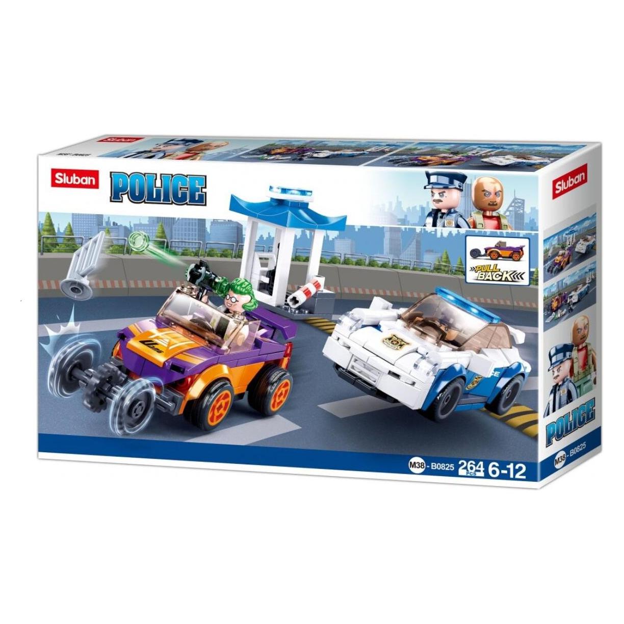 Beta service Sluban M38-B0825 - Police, Polizei Verfolgungsjagd, Bausatz, Spielset, Klemmbausteine (SL95695)