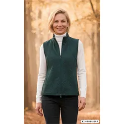 Baumwoll-Weste in tannengrün in Größe 52/54 von DW-Shop, Tannengrün, 52/54