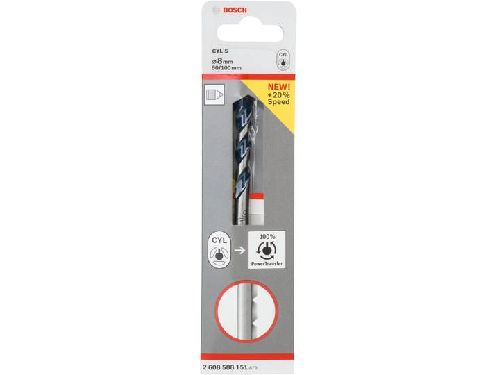 BOSCH 2608588151 BOSCH CYL-5 Betonbohrer\, Ø 8\,0 mm\, 1 St.