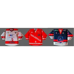 Verschiedene Metzen Liga-Trikots   >>> EINZELSTÜCKE <<<    | Saale Bulls - Gr. 54 - SCHMITZ - #91 - rot
