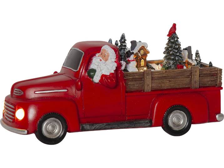 LED Dekofigur Trading LED-Figur Merryville , rot, B:28,5cm H:14cm T:11,5cm, PARFORCE TRADITIONAL HUNTING, Leuchten, LED Dekofigur
