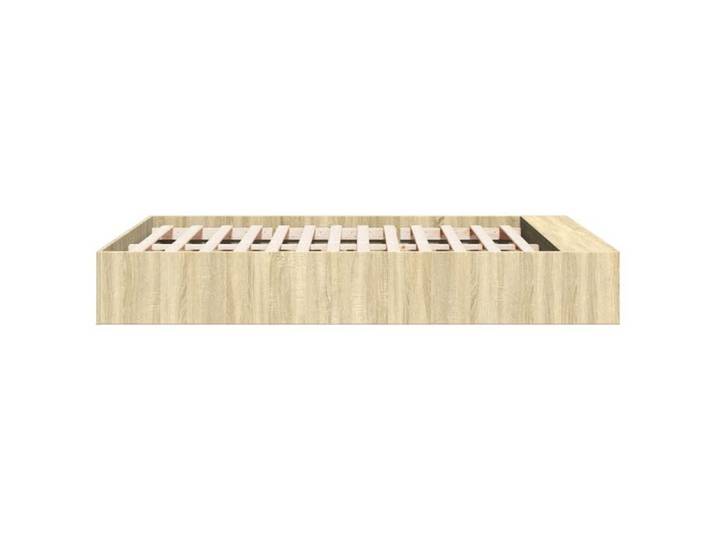 BURKE* Lit simple 120x200 cm Structure de lit classique sans matelas chêne sonoma 120x200 cm - LL3748