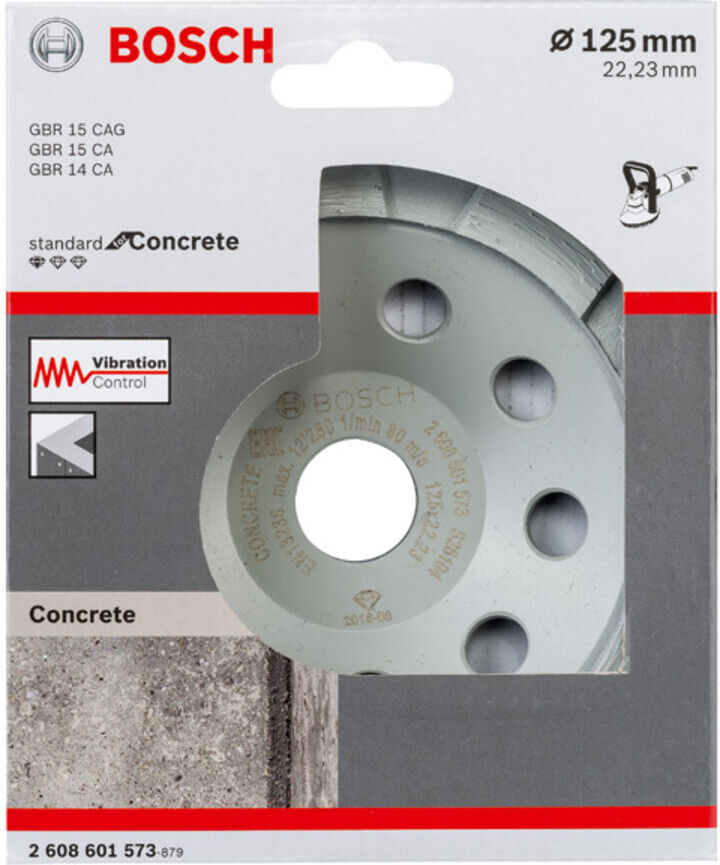 Bosch Diamanttopfscheibe Standard for Concrete 125 x 22,23 x 5 mm (2608601573)