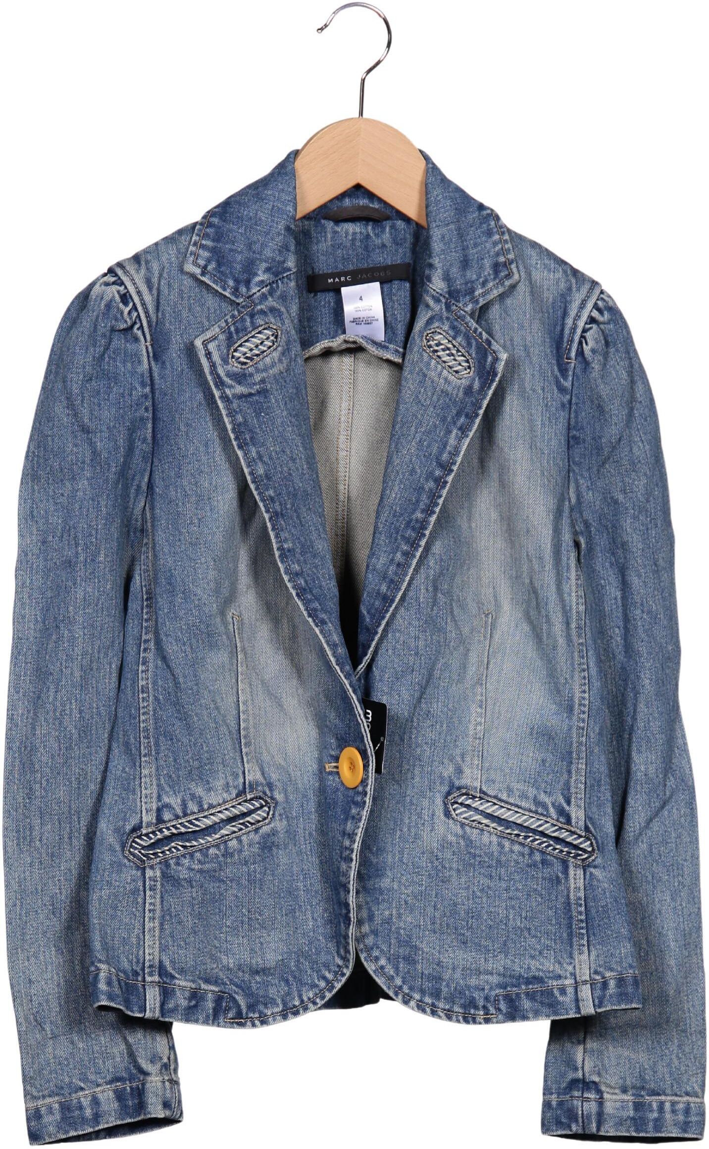 Marc Jacobs Damen Jacke, Blau, Gr. S (US 4), Baumwolle - Second Hand
