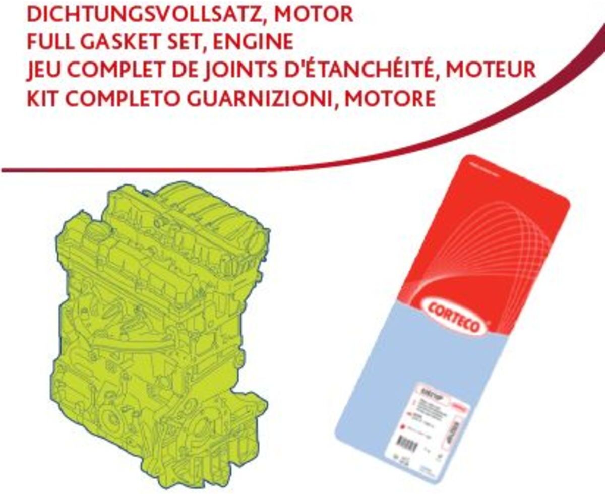 Dichtungsvollsatz, Motor CORTECO 430616P