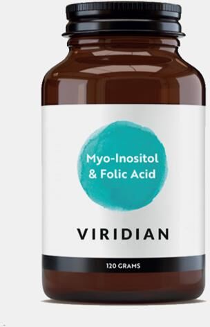 VIRIDIAN MYO-INOSITOL & FOLIC ACID 120g