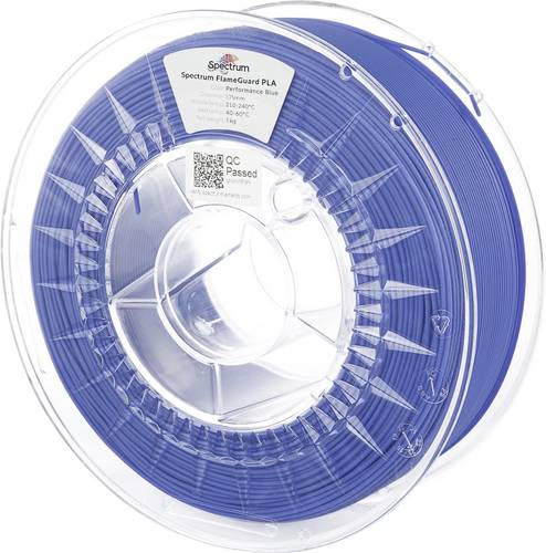 Spectrum Filaments 81453 FlameGuard PLA Filament PLA flammhemmend, hitzebeständig 1.75mm 1000g Performance Blue, Blau 1St.