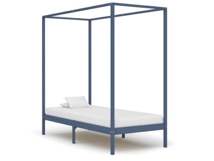 RJPLMFV Bettrahmen für Baldachin, Massivholz, 100 x 200 cm Massives Kiefernholz, ohne Matratze, strapazierfähige Latten, einfache Montage, für Schlafzimmer