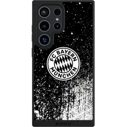 Nivocase Handyhülle für Samsung Galaxy S24 Ultra Hülle NIVOpure Case Schwarz FC Bayern München FCB (Samsung Galaxy S24 Ultra), Smartphone Hülle, Schwarz