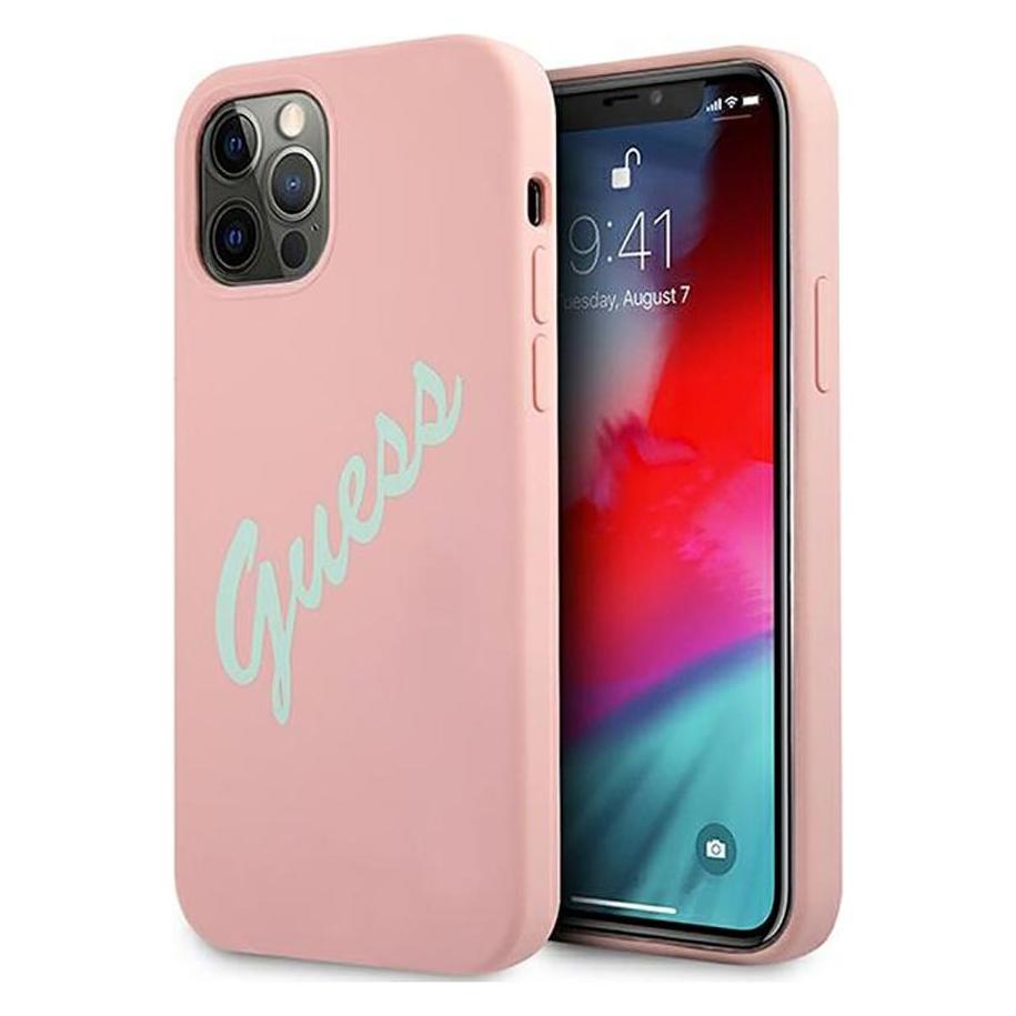 Guess Hard Cover Silicone Vintage (Apple iPhone 12 Pro Max) (GUHCP12LLSVSPG)
