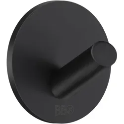 Beslagsboden Haken Mini Edelstahl Schwarz