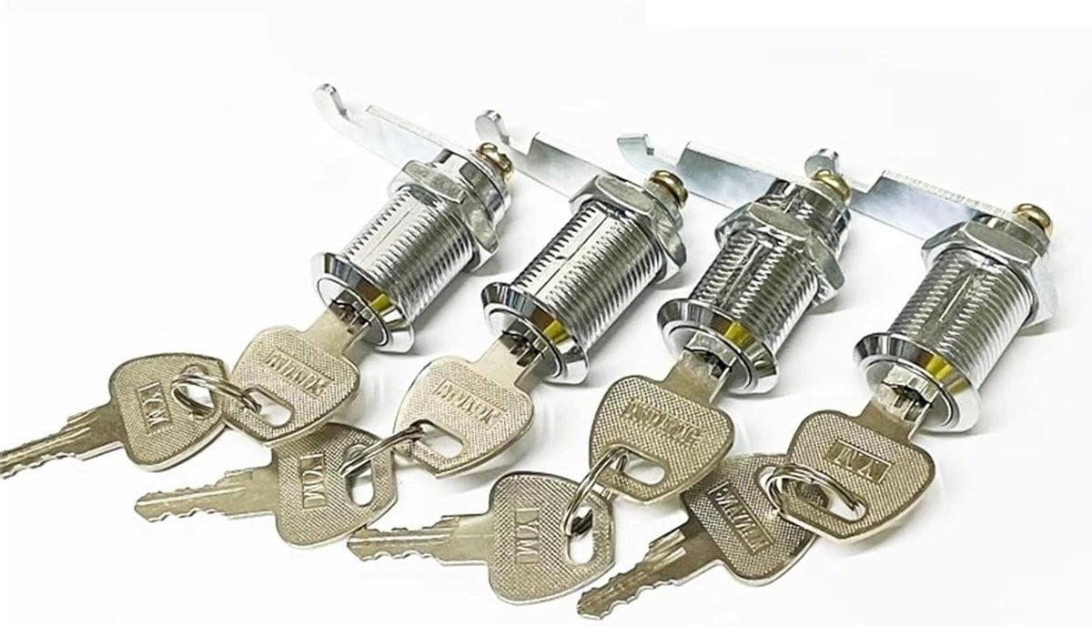 Schuiflade Cam Lock Nokkenslot Zilver 40 mm
