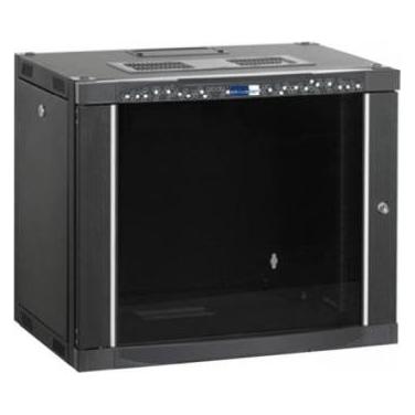 Ekivalan 48,30cm (19") Wandgehäuse Professional, 16 HE, 600 x 450 mm, schwarz (16 HE, 19 Zoll Rack) (CEPA16U6045BL132)
