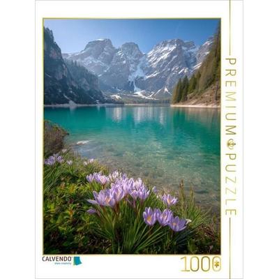 CALVENDO Puzzle Pragser Wildsee Italien | 1000 Teile Lege-Größe 64x48cm Foto-Puzzle für glückliche Stunden