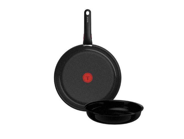 Tefal Pfannen-Set Ingenio Excellence Keramik, Aluminium (Set, 3-tlg), abnehmbarer Ingenio-Griff, Thermo-Signal, stapelbar, Induktion