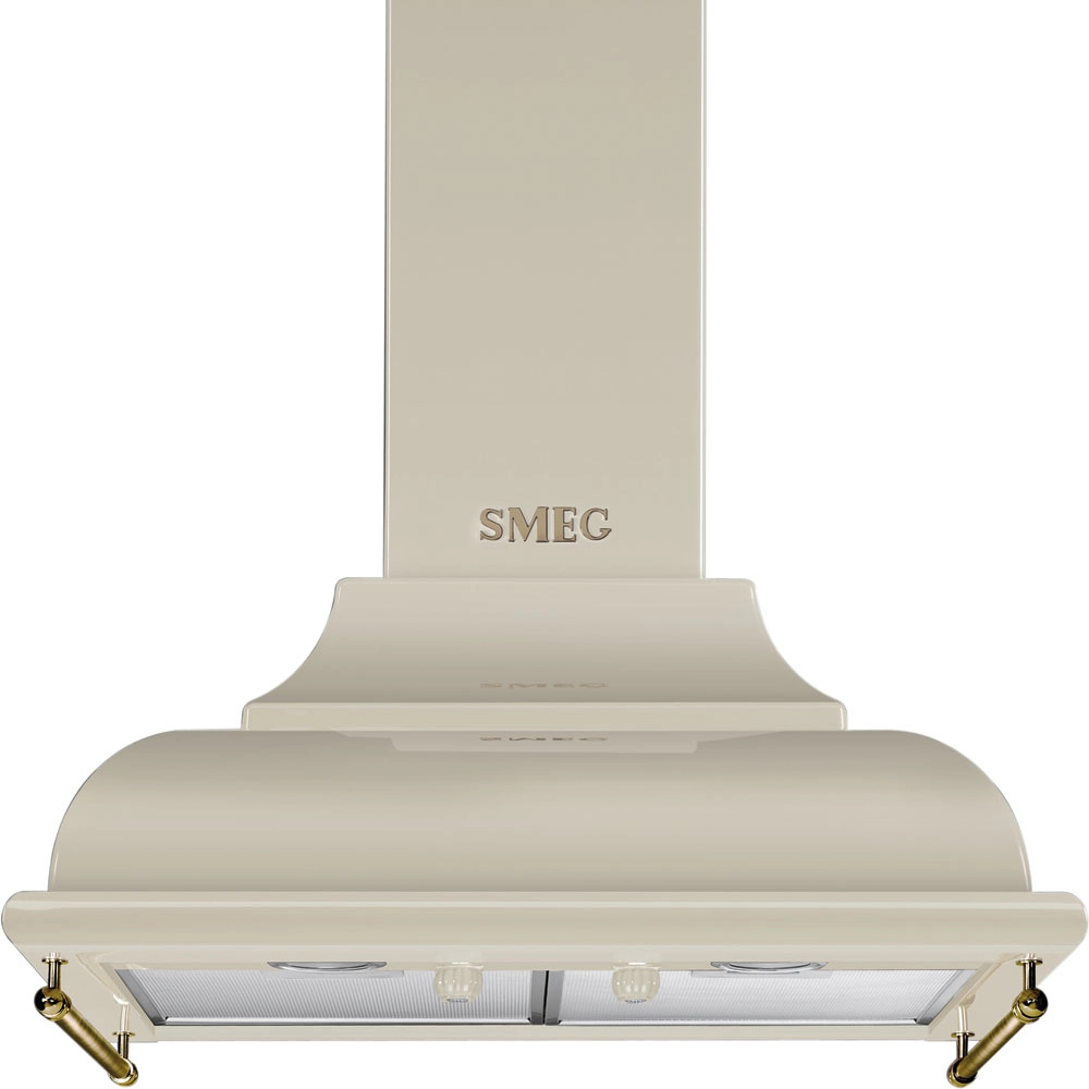 Smeg Cortina Kc16poe 60 Cm Dekorative Dunstabzugshaube Golden One Size / EU Plug 220V Golden One Size