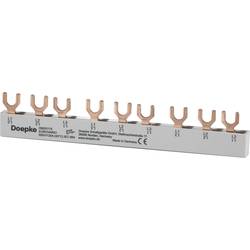 Doepke 09920175 DOEPKE Sammelschiene, Gabel, 3-polig, 9 TE, 63 A (L1, L2, L3 x 3 = 9) Phasenschiene Mehrfarbig 63 A 690 V 1 St.