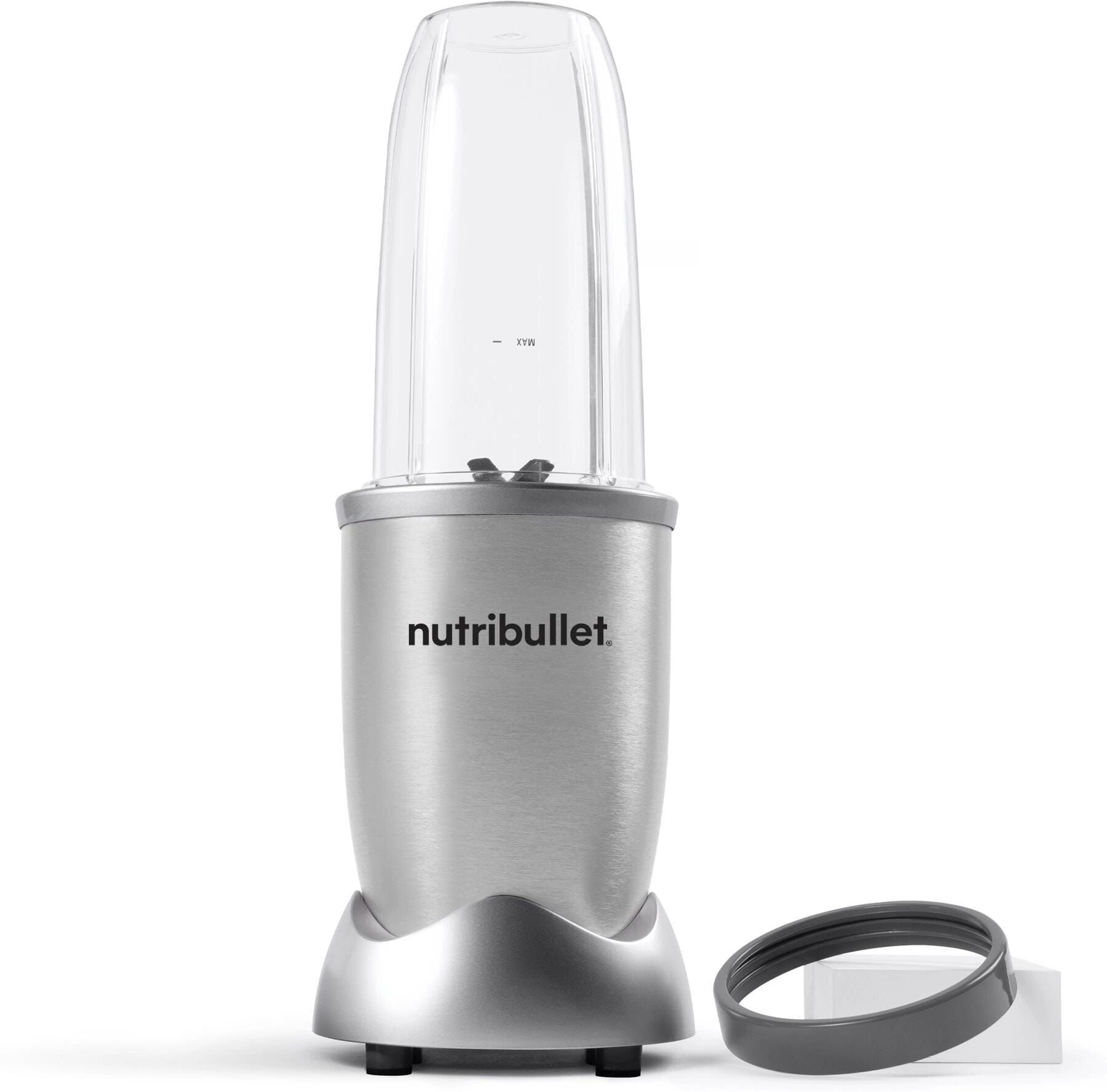 NUTRIBULLET Standmixer "Original 600 W", silber (silberfarben), Zerkleinerer, Standmixer silberfarben Einheitsgröße