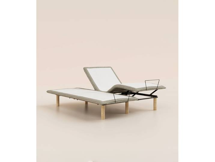 Sommier électrique 160x200 cm - Gris - Tediber