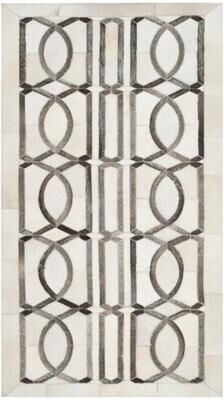 SAFAVIEH Handmade Studio Leather Birkhild Modern Leather Rug