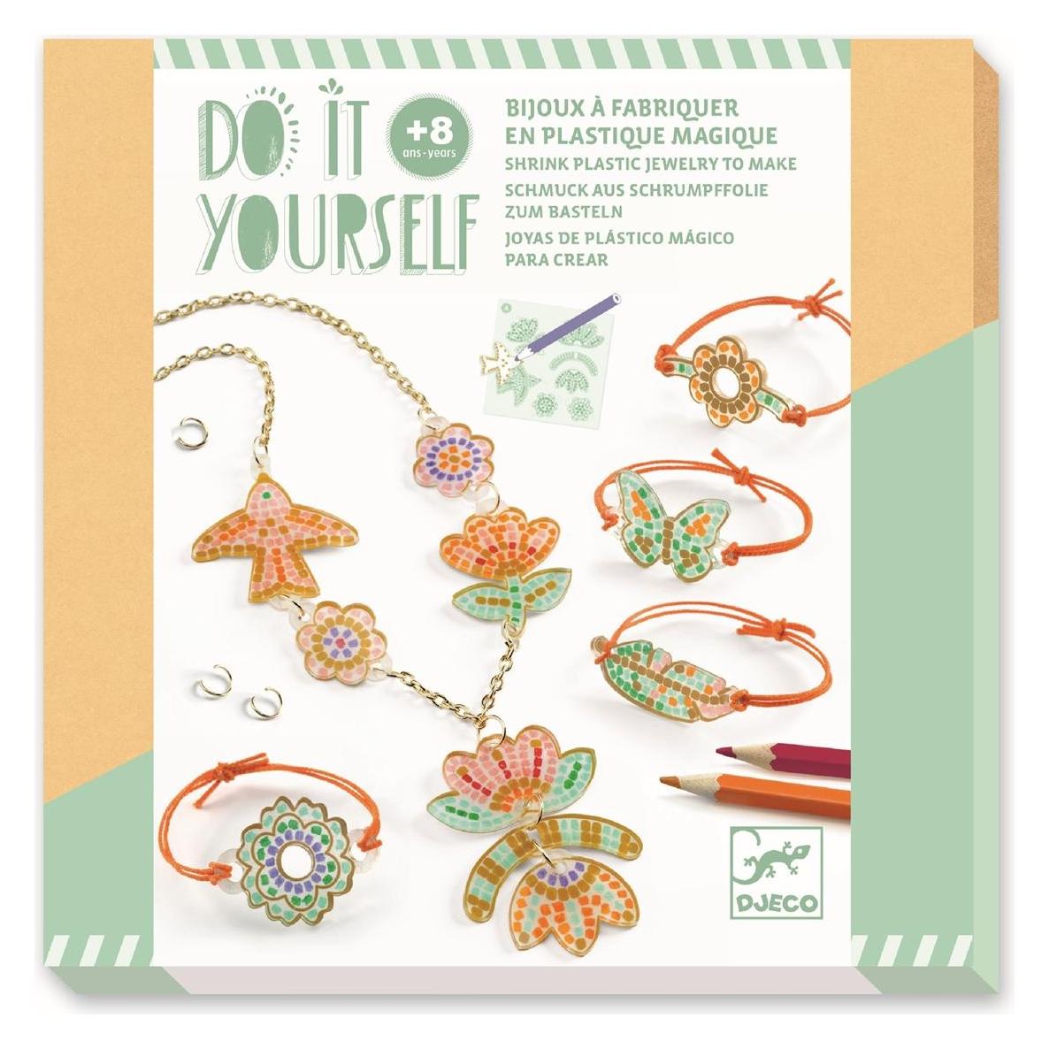 Djeco DIY - Schmuck aus Schrumpffolie Blumen (66286652)