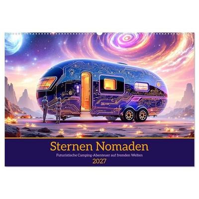 Sternen Nomaden (Wandkalender 2027 DIN A2 quer), CALVENDO Monatskalender