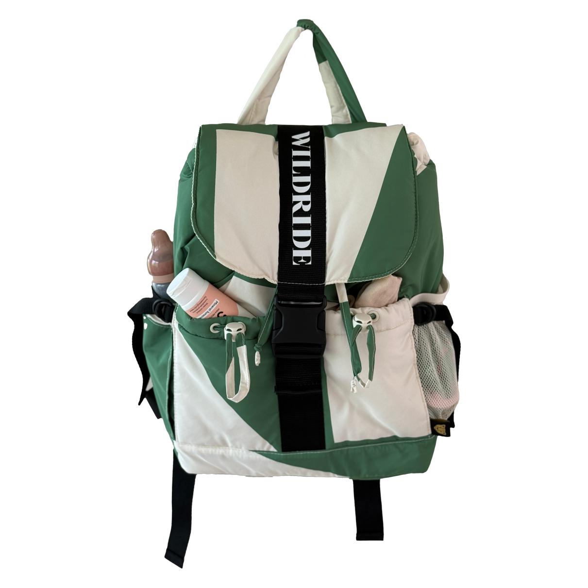 Wildride Mom Backpack Green Graphic (W2710006)