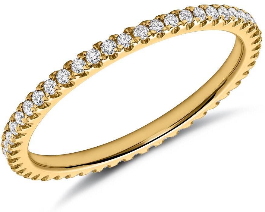 Brilladia Eternityring Diamantring 750er Gelbgold gold