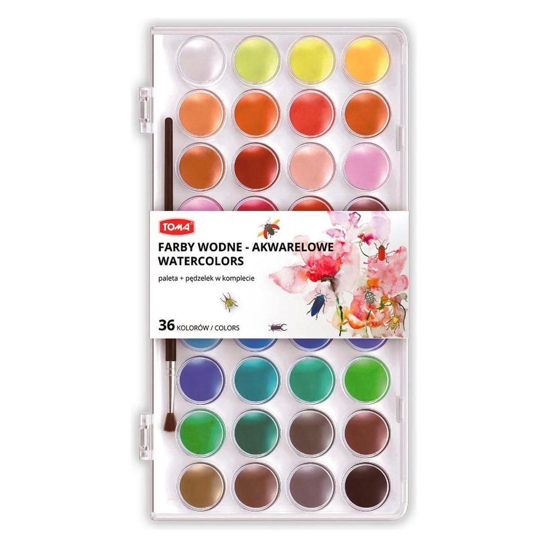 TOM Aquarellfarben 36 Farbpalette (TO-730) (TO-730)