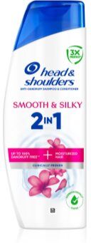 Head & Shoulders Smooth & Silky 2in1 champô e condicionador anti-caspa 400 ml. Smooth & Silky 2in1