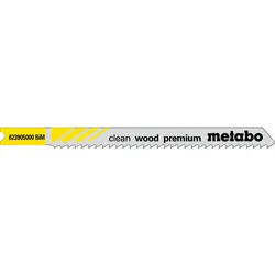 Metabo 5 U-Stichsägeblätter "clean wood premium" 82/ 2,5 mmBiMUniversalschaft