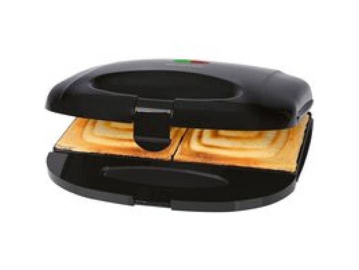 Appareil à Sandwich - BOMANN - ST6074CB - Noir - Revêtement antiadhésif - 680-820 W