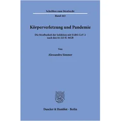 Simmer:Körperverletzung und Pandemie, Fachbücher von Alessandra Simmer