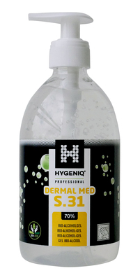 ApoHomeCare GmbH Hygeniq DERMAL MED S.31 70% Gel Pumpspender 500 ml 16807615